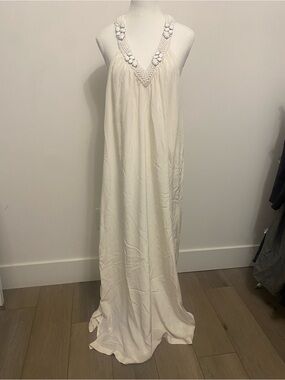 Club Monaco Ivory Silk Dress
